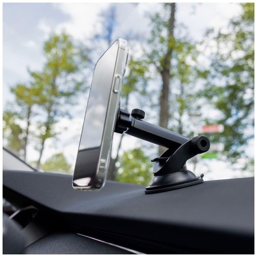 FIXED MagMount XL mágneses fém tartó szélvédőre vagy műszerfalra, 15W, fekete