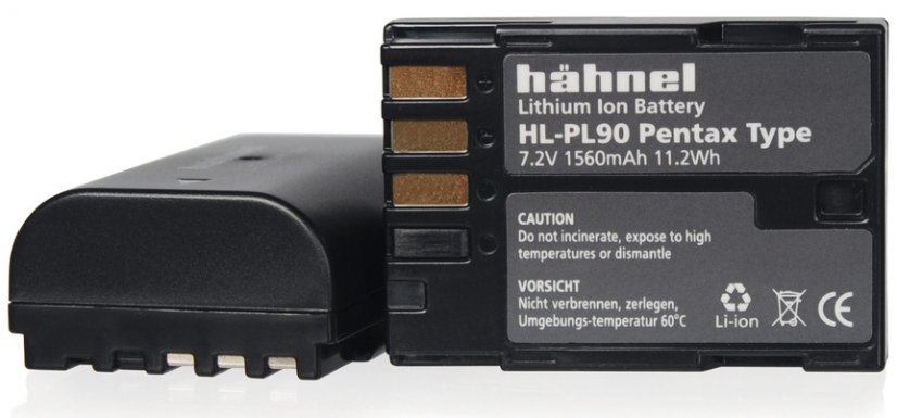Hähnel HL-PL90, Pentax D-Li90, 1560mAh, 7.2V, 11.2Wh