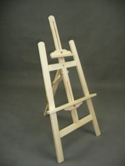Ateliérový dřevěný malířský stojan 83cm nesložený (MS90)
