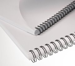 Viazací chrbát RENZ kovový (3/1") A4 průměr 12,7mm černý 100ks