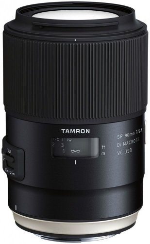 Tamron SP 90mm f/2.8 Di Macro 1:1 VC USD Objektiv für Nikon F