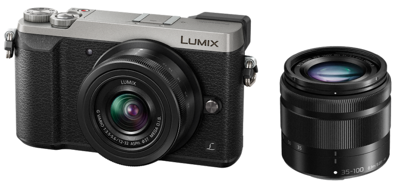Panasonic Lumix DMC-GX80 Silber + 12-32mm  + 35-100mm