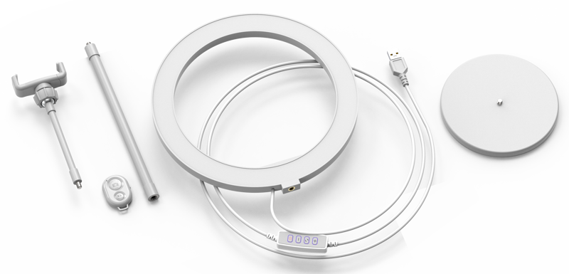 Digipower My Story 10" DeskTop Ring Light w/ remot