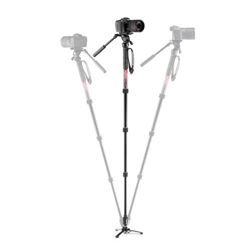 Manfrotto Element MII video monopod s fluidní hlavou | maximální výška 138 cm | nosnost 4 kg | otočný zámek | hmotnost 1,05 kg | destička 501PL
