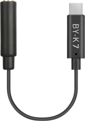 Boya BY-K7 / 3.5mm TRS Audio Adapter Cable for DJI Osmo Action