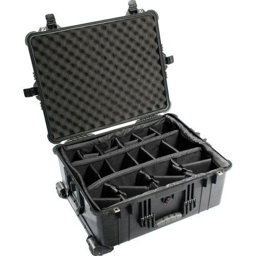 Peli™ Case 1610 Case with Adjustable Velcro Partitions (Black)