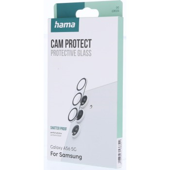 Hama Cam Protect, ochranné sklo na fotoaparát pro Samsung Galaxy A56 5G, průhledné