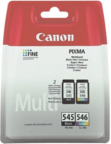 Canon cartridge PG545 / CL546 Multi pack w / o SEC (PG545 / CL546)