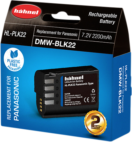 Hähnel HL-PLK22 (Panasonic DMW-BLK22) 7,2V; 2.200mAh; 15,8 Wh