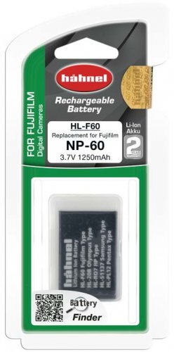 Hähnel HL-F60, Fujifilm NP-60, 1250 mAh, 3.7V Li-ion