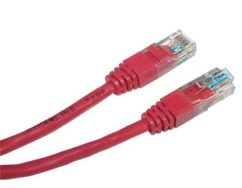 Patch kábel UTP Cat 6, 3m - piros