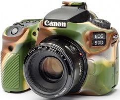 easyCover Silikon Schutzhülle f. Canon EOS 90D Camouflage