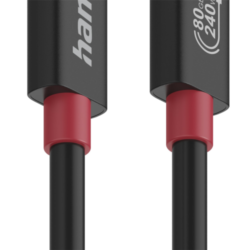 Kabel Hama USB-C USB4, 1 m, 80 Gb/s, 240 W