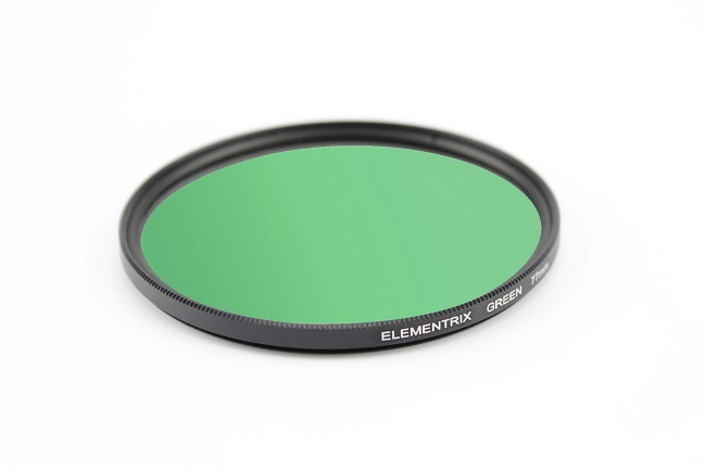 Elementrix plný filtr zelený 77mm (77zel)