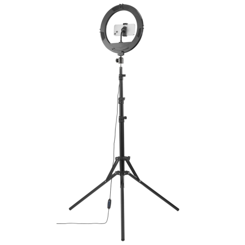 Hama SpotLight Steady 120 II, 12" kulaté LED světlo pro smartphony, Bluetooth spoušť, stativ