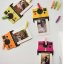 Polaroid rámčeky pre fotografie 2x3″, 10 rámčekov, ružovooranžové
