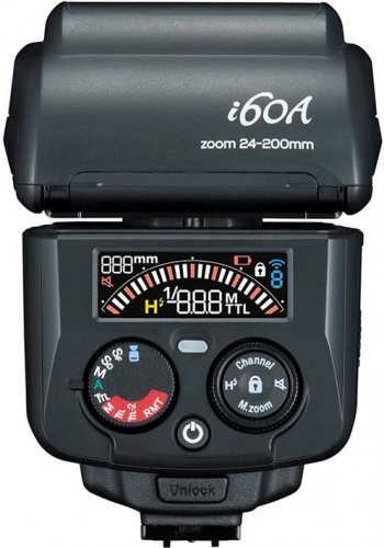 Nissin i60A Kompakt Blitz für Sony Kameras mit Multi Interface Shoe