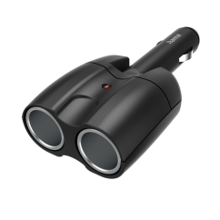 Hama Kugelgelenk-Verteiler für Fahrzeug-Zigarettenanzünder, 12/24 V
