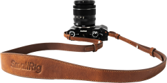 SmallRig 5209 Universal Leather Camera Shoulder Strap Brown