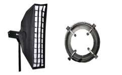 Strip Softbox s voštinou 35x140cm, universální držák