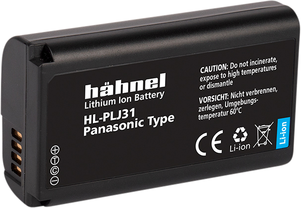 Hähnel HL-PLJ31, pro Panasonic Digital Cameras, náhrada za DMW-BLJ31,3500mAh, 7.4V, 25.9Wh Hähnel HL-PLJ31, pro Panasonic Digital Cameras, náhrada za DMW-BLJ31,3500mAh, 7.4V, 25.9Wh