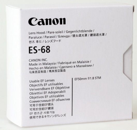 Canon ES-68 slnečná clona