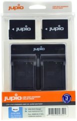 Jupio set DMW-BLC12E für Panasonic, 1.200 mAh und Doppelladegerät