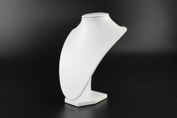Dekolt na šperky výška 22cm bílý slonová kost (A06Wx)