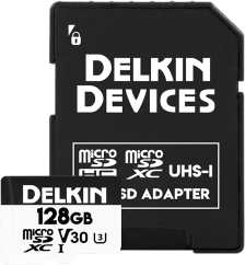 Delkin microSDXC Trail Cam Hyperspeed R100/W75 (V30) 128GB