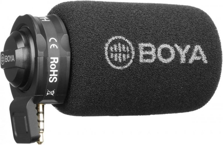 BOYA BY-A7H Omni-Directional 3.5mm Plug-In Condenser Microphone