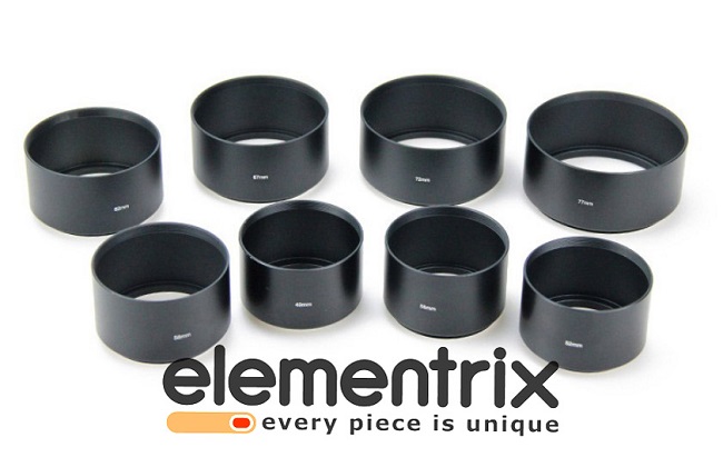 forDSLR 39mm kovová sluneční clona pro teleobjektiv