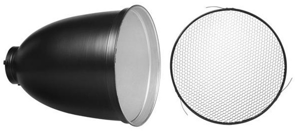28cm reflector with honeycomb for Bowens system