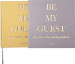 Printworks Guestbook Beige/Yellow