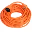Extension Cord 230V, 20m, Orange, Plug-Socket