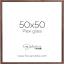 Focus Soul Walnut veneer 50X50 Plexi