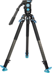 Sirui Pro Video Tripod Kit Rapid SVT-75 Lite + Fluid Head SVH15