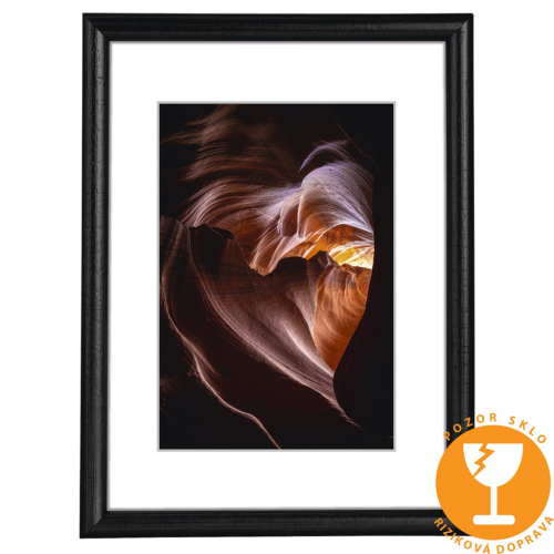 Dřevěný rám Hama PHOENIX, černý, 29,7x42 cm (formát A3)