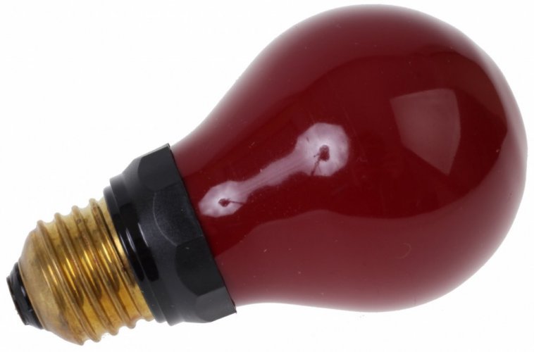 Dunkelkammerlampe 15W E27 Rot