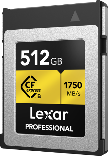 Lexar CFexpress Pro Gold R1750/W1500 512GB
