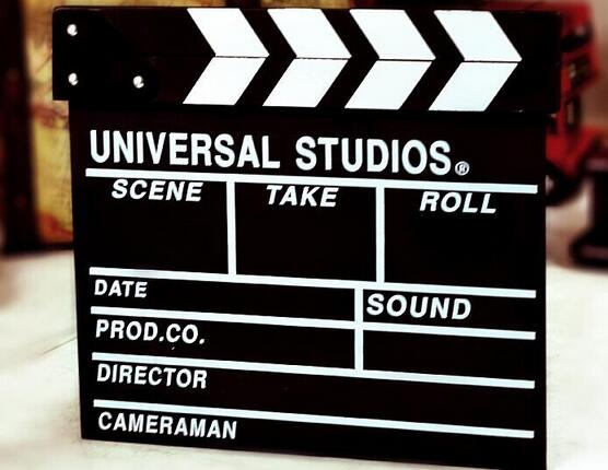 forDSLR filmová klapka 29x27cm Universal Studios