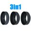 JJC LS-55S gumová sluneční clona 3v1 pro průměr 55mm