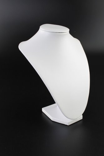 Dekolt na šperky výška 22cm bílý slonová kost (A06Wx)