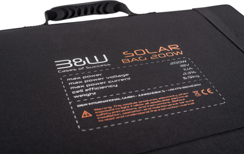 B&W Outdoor Cases BW Outdoor Cases energy.case - solar panel 200W