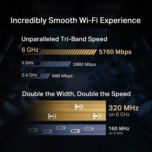 Archer TBE552E BE9300 Wi-Fi 7 Bluetooth 5.4 PCIe Adapter, abnehmbare Antenne