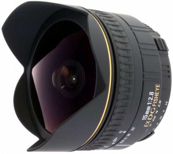 Sigma 15mm f/2,8 EX DG DIAGONAL FISHEYE pro Canon