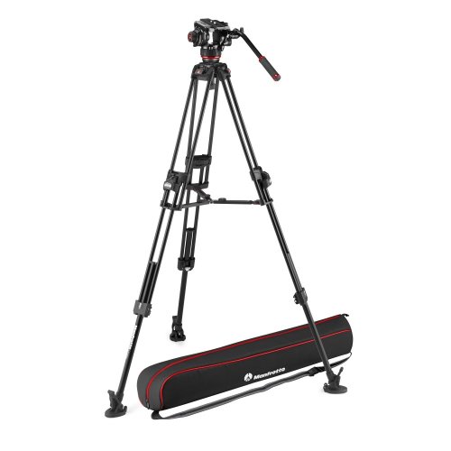 Manfrotto 504X & Alu Fast Twin Tripod