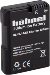 Hähnel HL-EL14, Nikon EN-EL14, 1050mAh, 7.4V, 7.8Wh