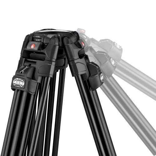 Manfrotto 504X & Alu Fast Twin Tripod