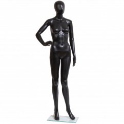 Figurína dámská, černá matná, výška 175cm