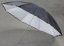 Studiový deštník 83cm bílý/stříbrný